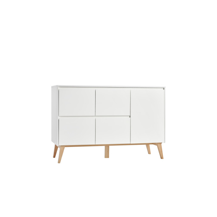 Kumode con 4 cajones y puertas (Colección Classy)